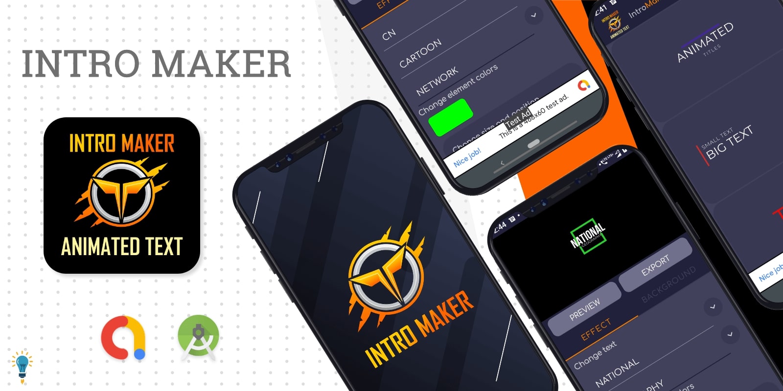 Intro Maker, Video Maker, Text Animation Android Source Code Intro Maker, Video Maker, Text Animation Android Source Code