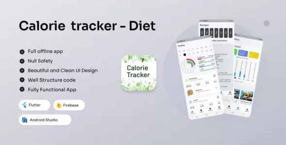 CalorieMate – Weight Loss & Calorie Tracker-Flutter App source Code