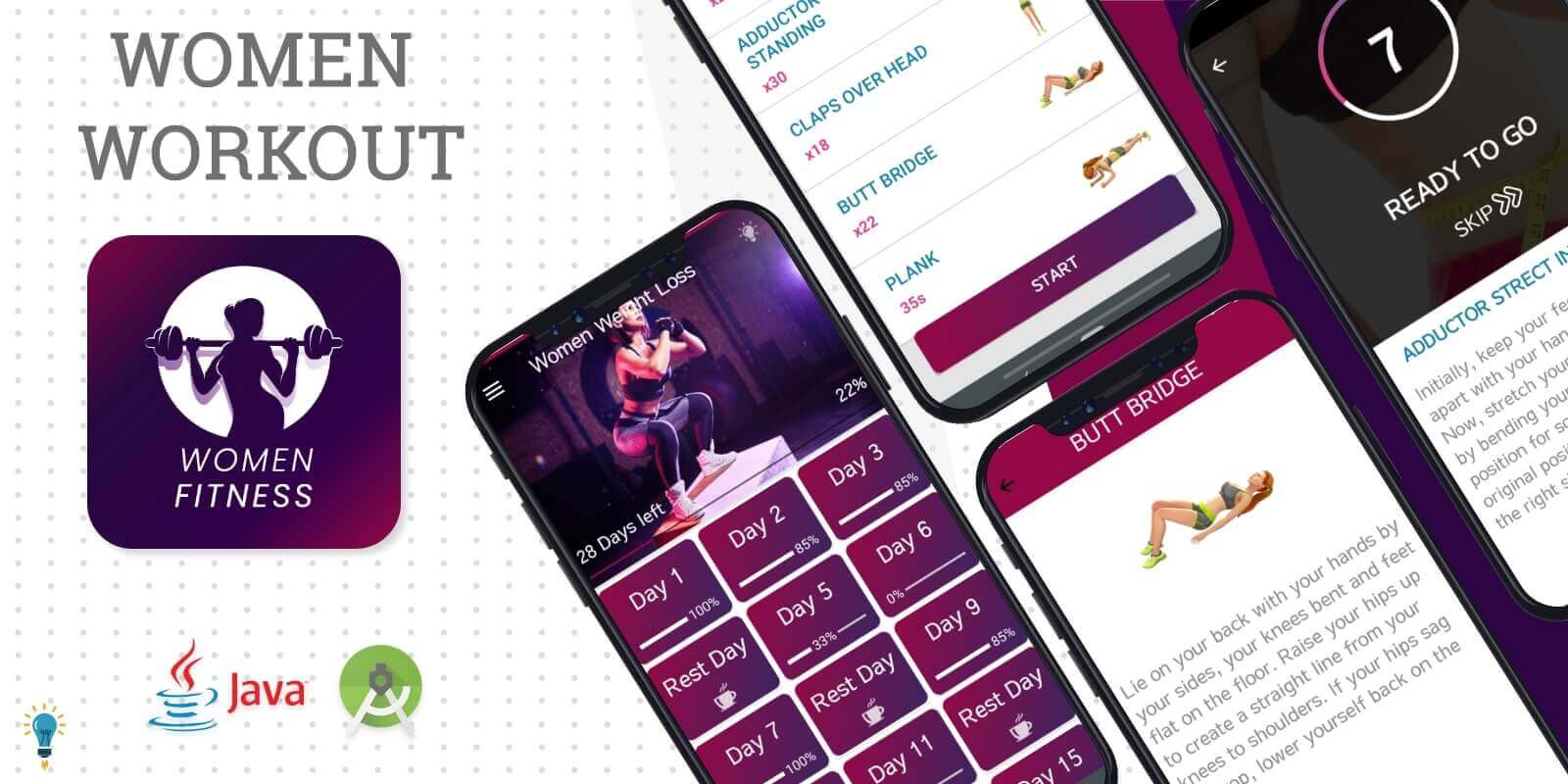 women workout app
